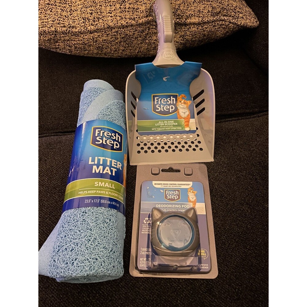 Fresh Step Pack! Mat, Scoop And Deodorizer